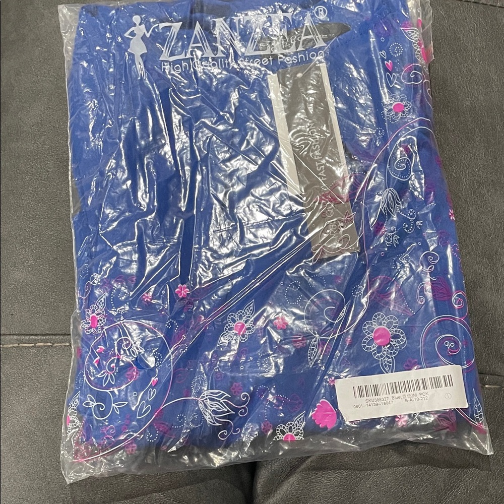 Zanzea Royal Blue Dress with zipper back